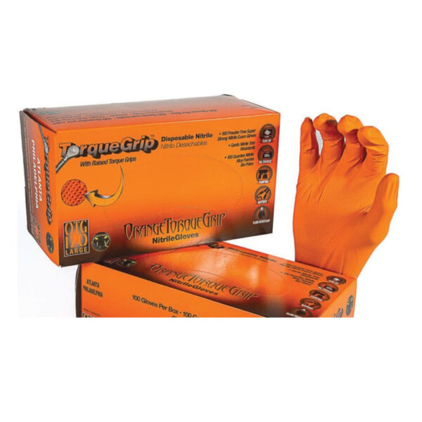 Orange Mamba gloves